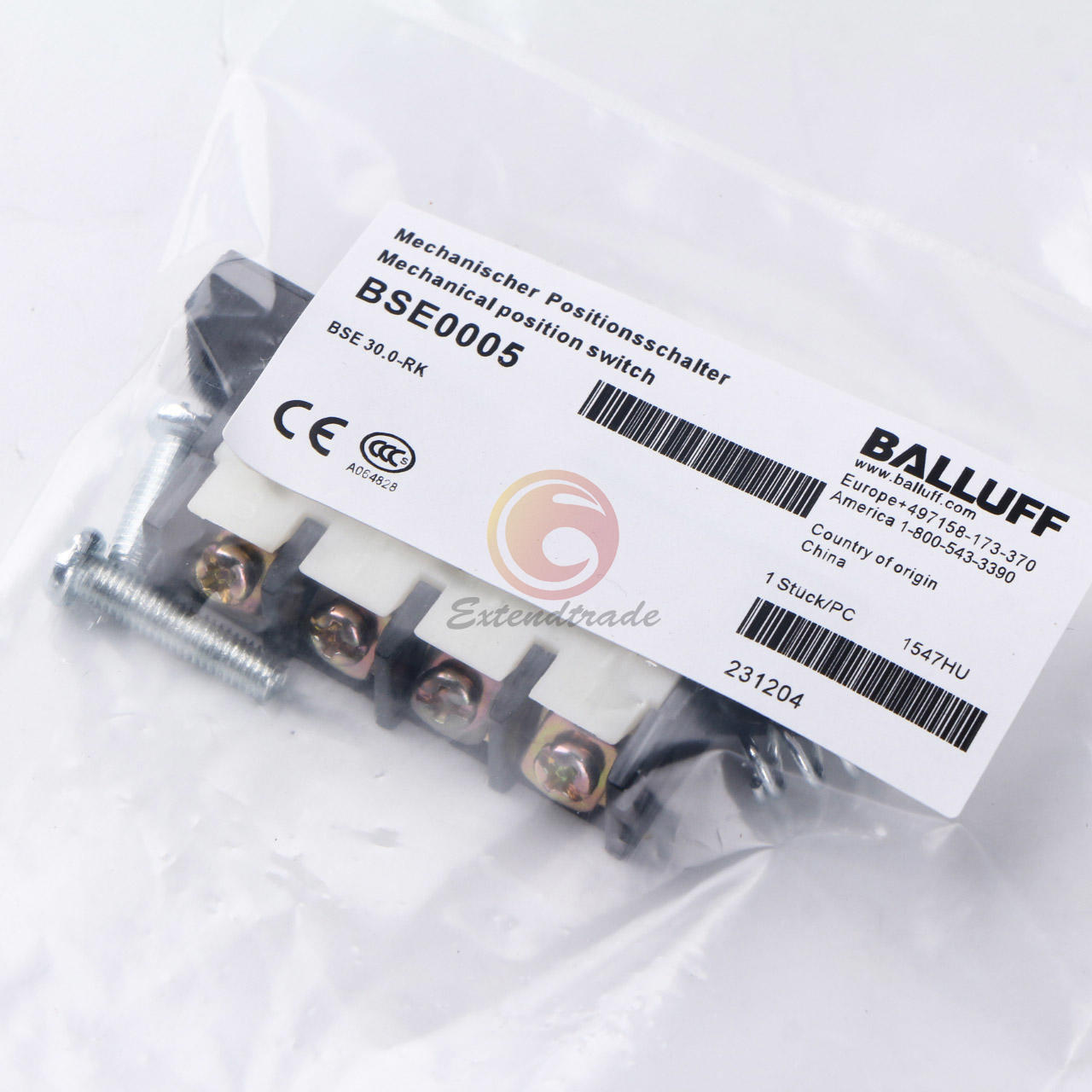 ONE for BALLUFF BSE 30.0 RK MECHANICAL SWITCH ELEMENT BSE0005 New