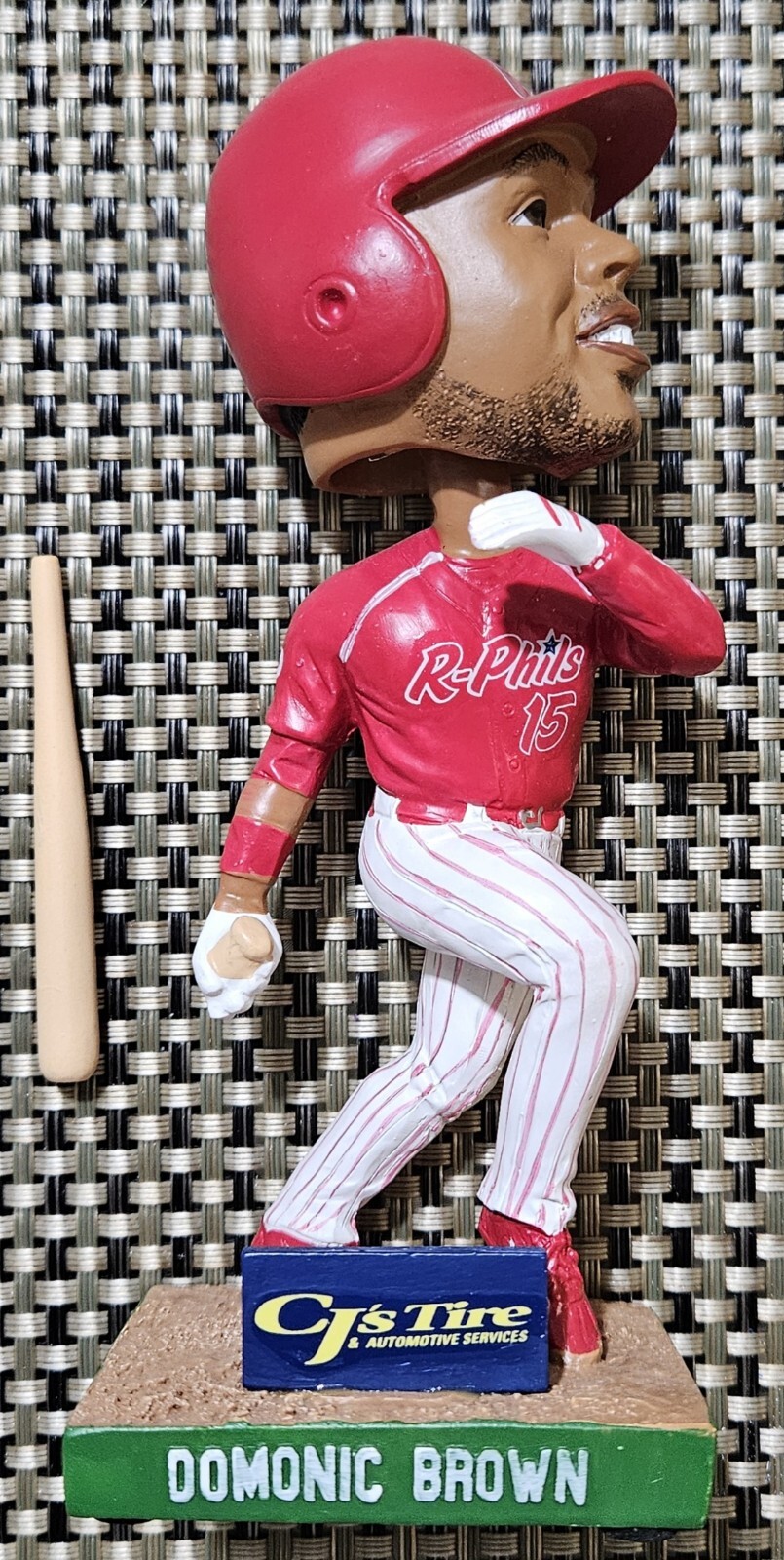 Dominic Brown Reading Fightin Phils 7-9-14 SGA Bobblehead