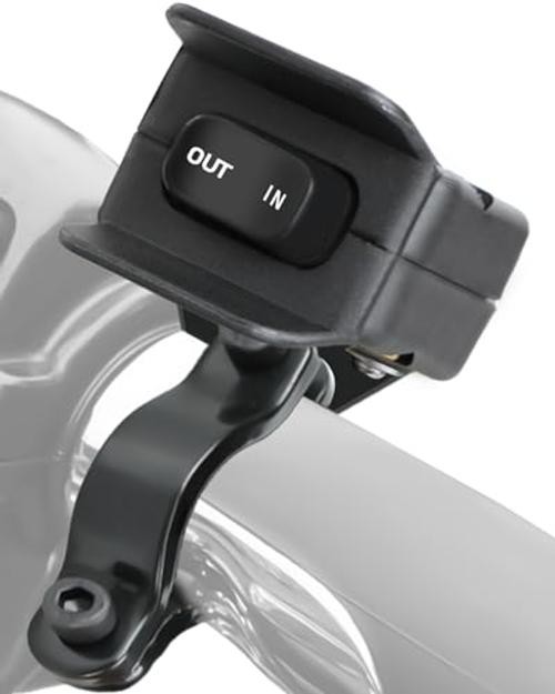 Belinous 12V ATV Winch Switch with Mounting Bracket, Handlebar Winch Black