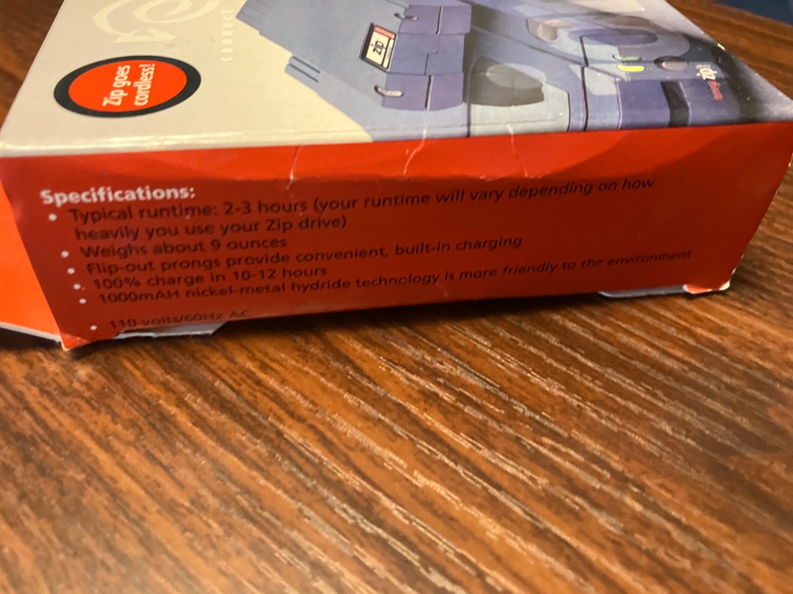Iomega Zip Unleashed! Battery Pack Power Supply for Zip Disk Drives UNOPENED NIB