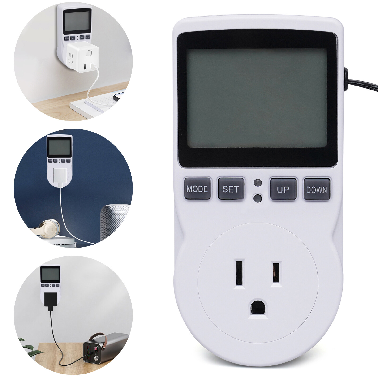 Digital Plug in Thermostat Timer Switch Socket Temperature Controller Switch