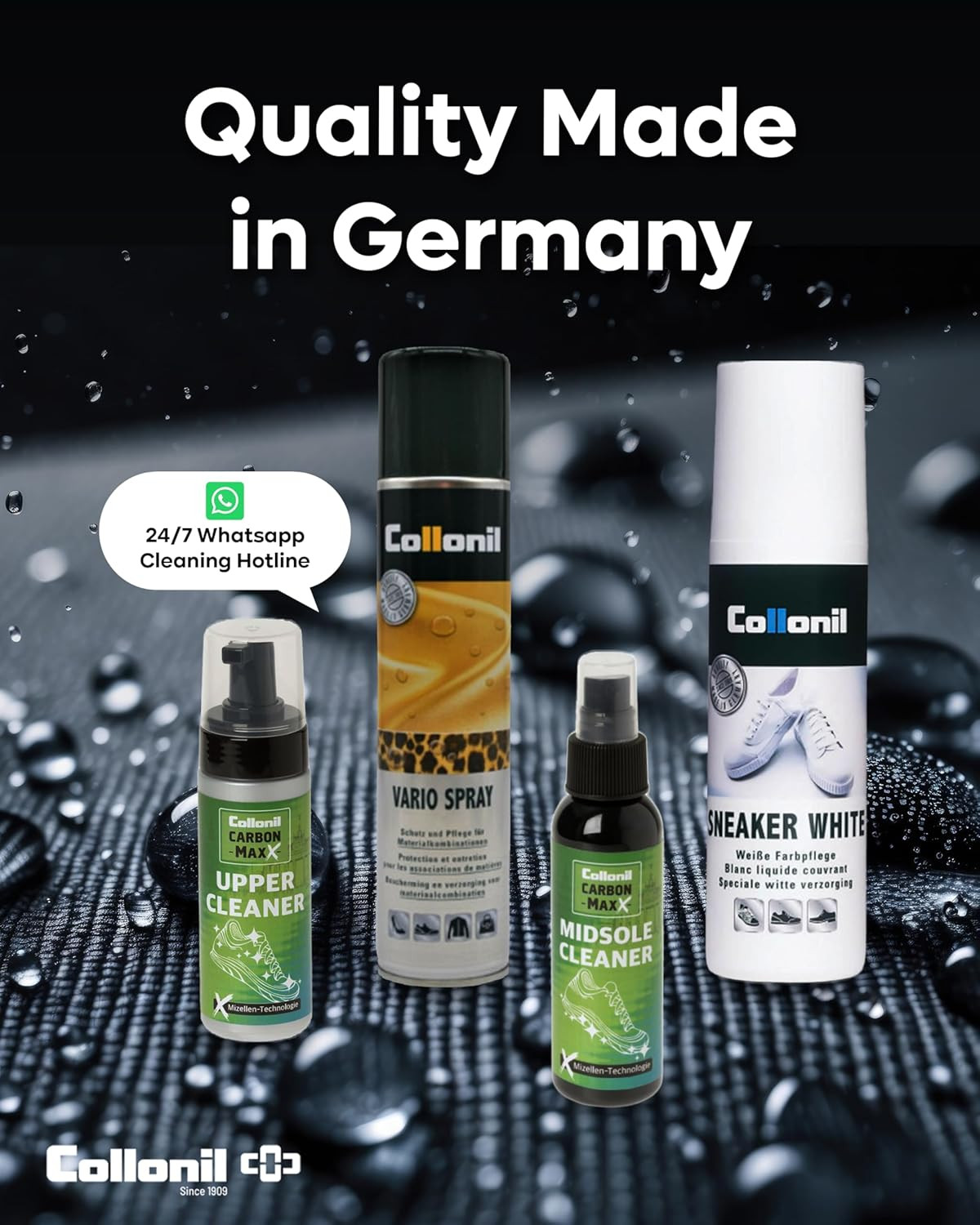 Collonil Carbon Pro XXL – Universal Shoe Protector Spray 2X 10.1 Fl Oz – Waterpr