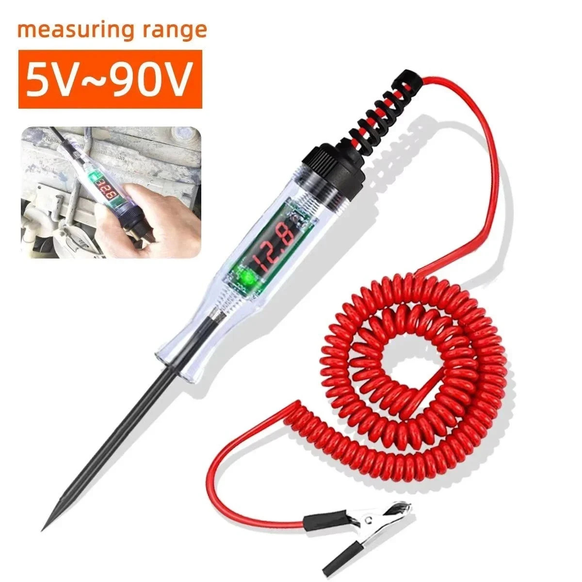 6V 12V 24V Car Truck Voltage Circuit Tester Auto Diagnostic Probe Test Light Pen