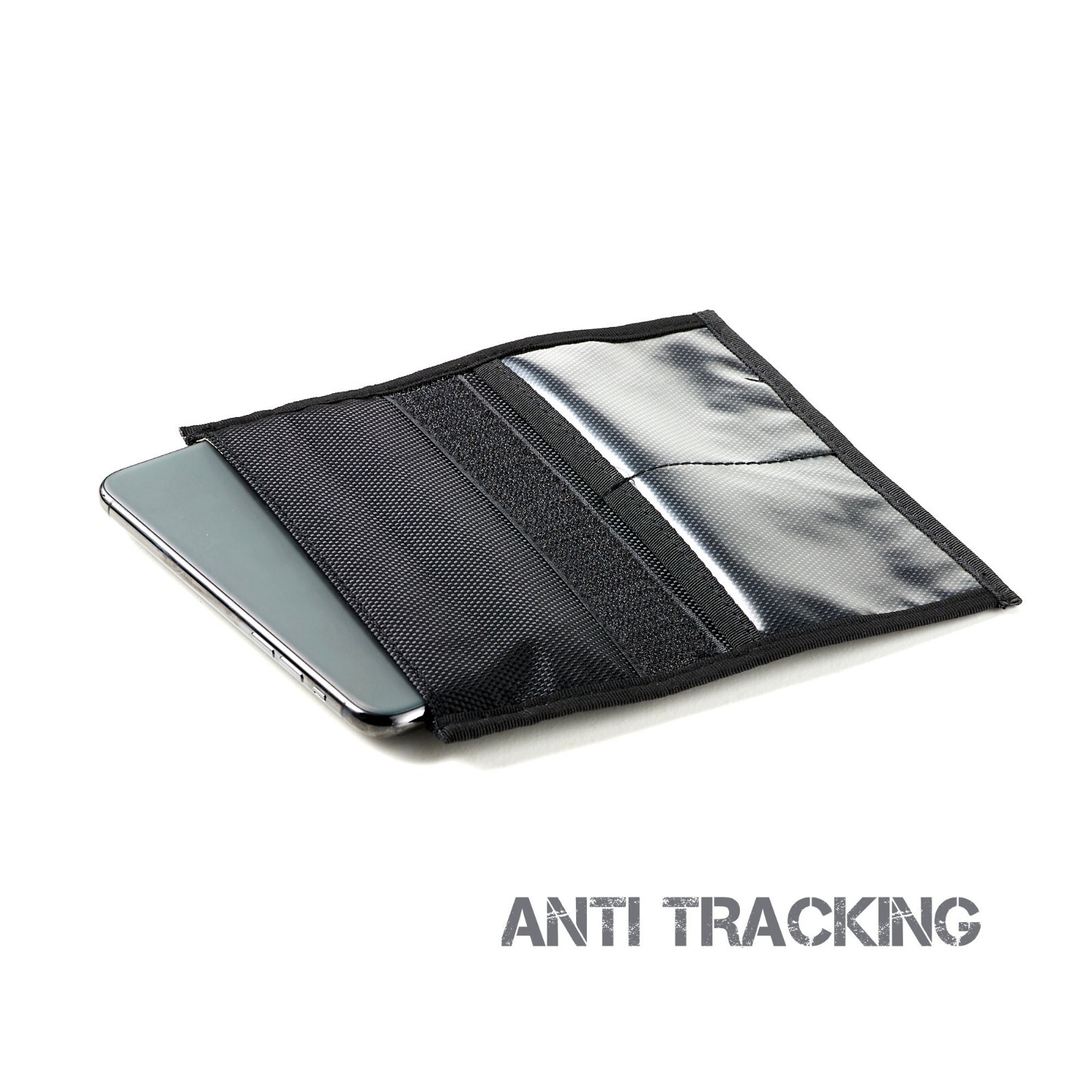 JACKET Forensic Faraday Cell Phone Bag (4″ x 7.5″) Blocks GPS, Wifi, Cell