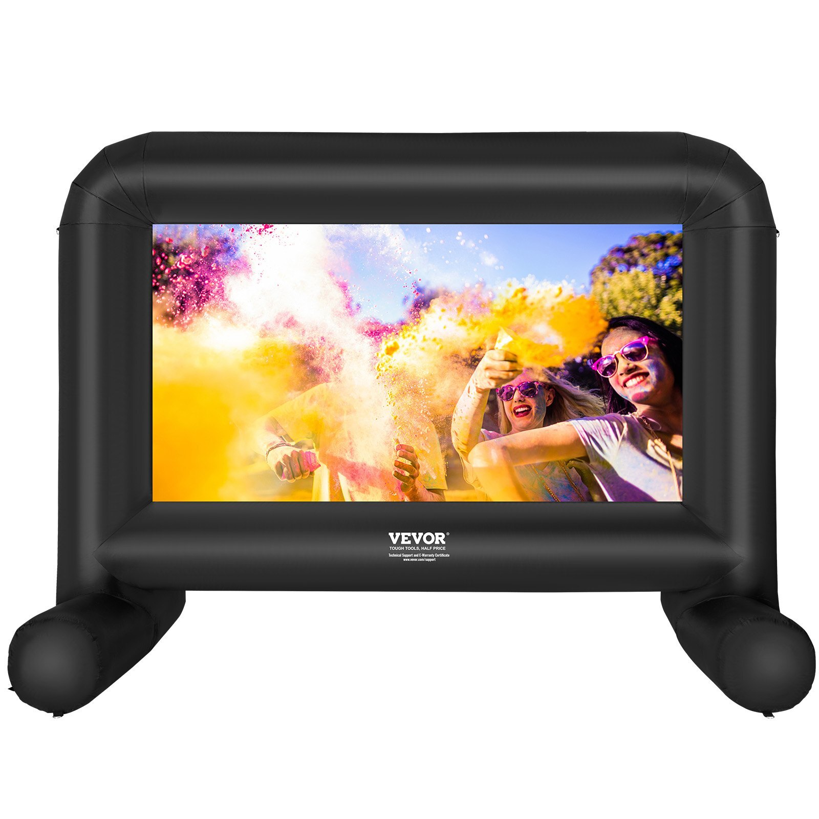Inflatable Movie Screen 14 FT Oxford Fabric Blow Up Front/Rear Projector Screen