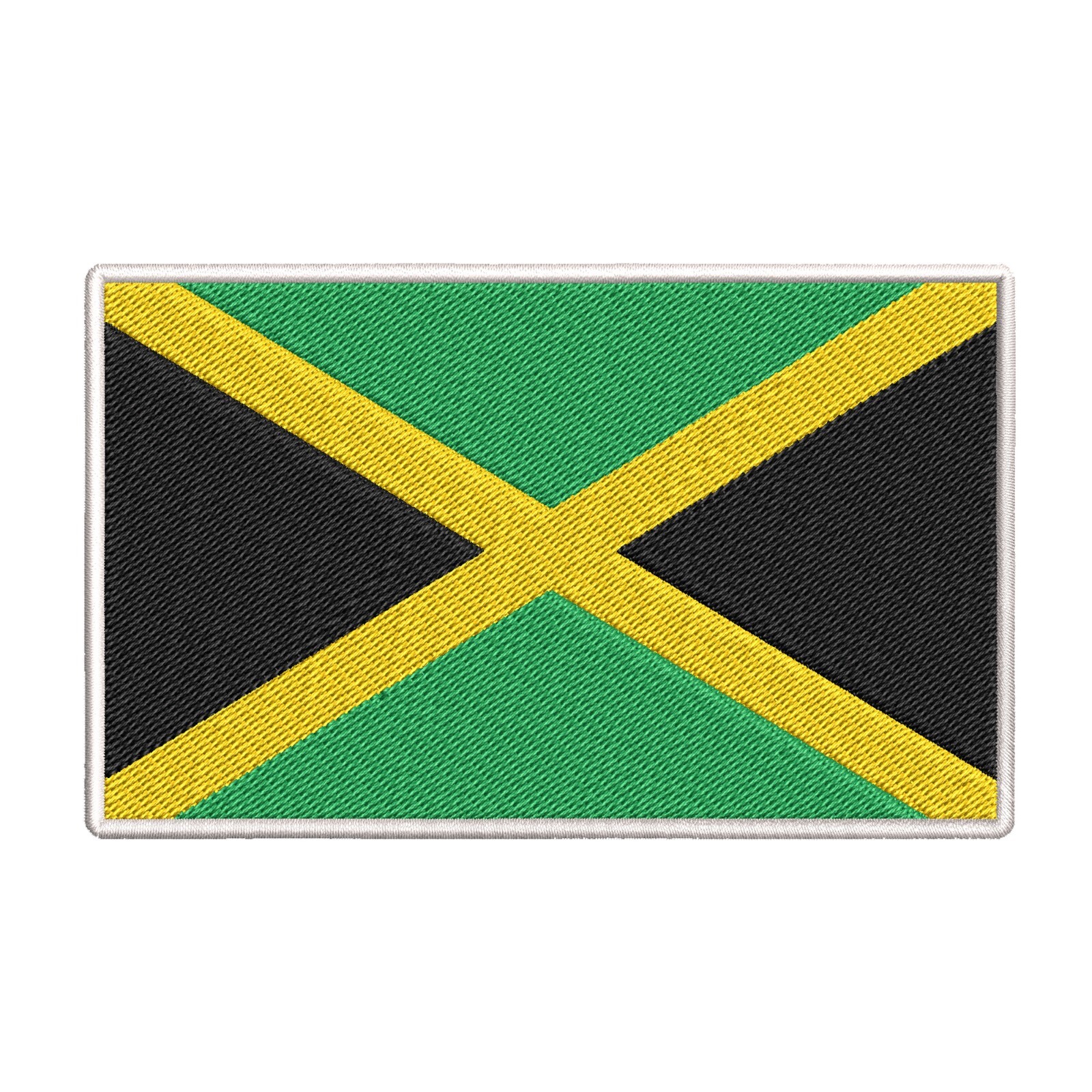 Jamaica Flag Patch Embroidered Iron-on Badge DIY Applique