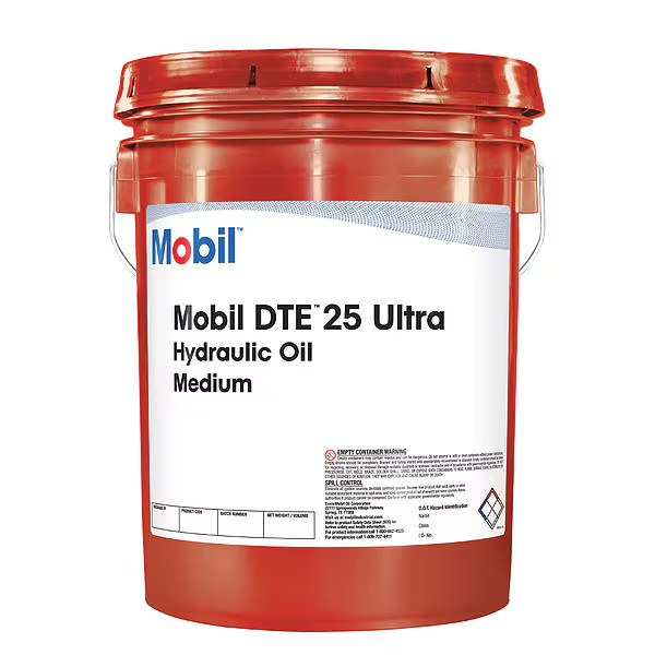 Mobil DTE 25 Ultra Hydraulic Oil ISO 46 - 5 Gallon Pail