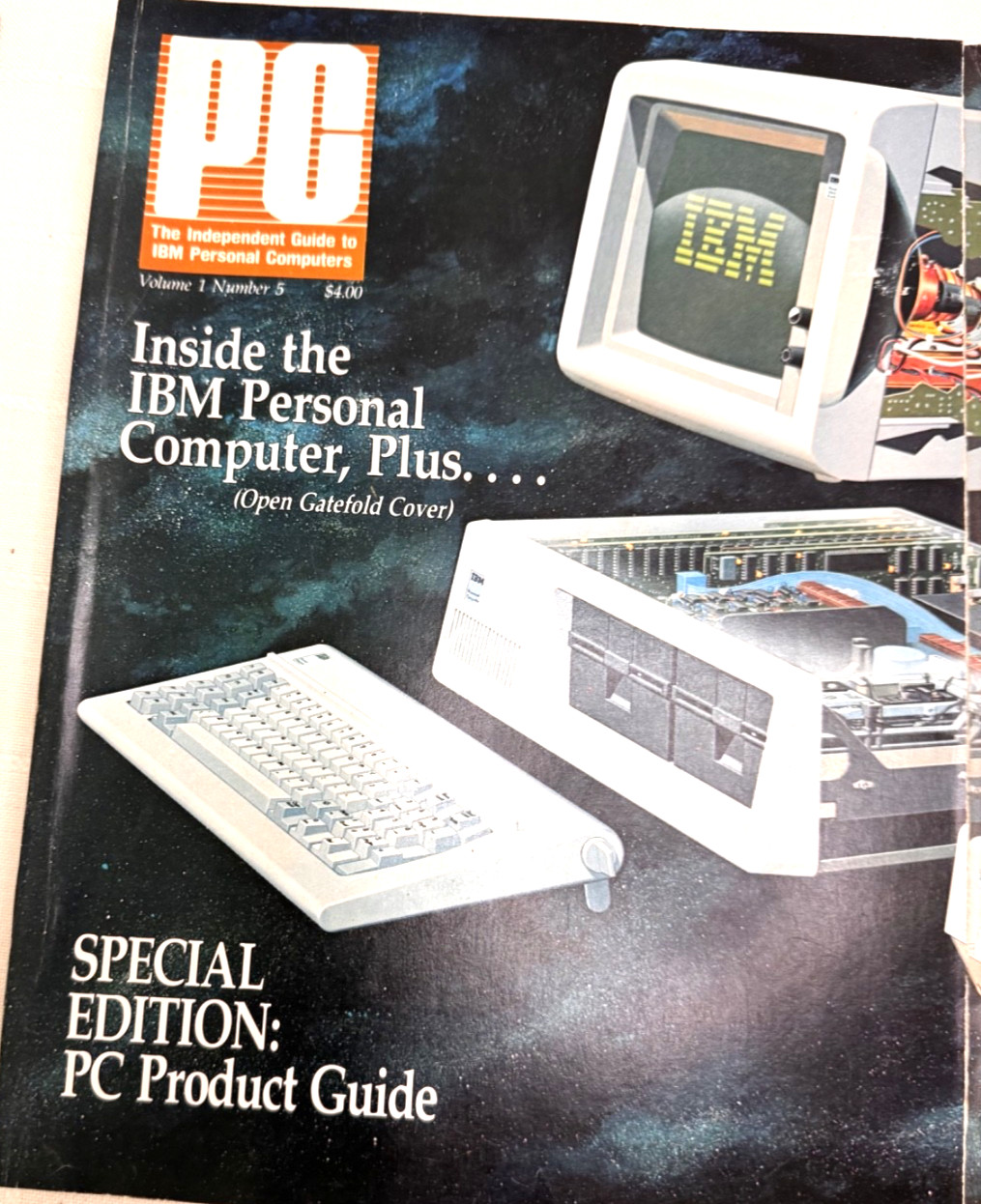 PC MAGAZINE Vol 1 Number 3 September 1982- PC Product Guide Good Condition
