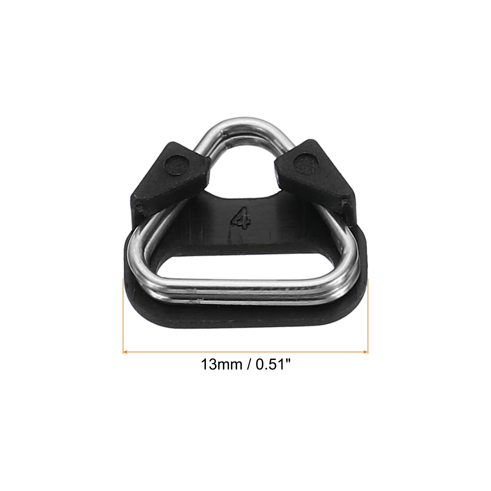 Camera Strap Lug Ring 20 Pack Metal Triangle Split Hook Adapter with Cap