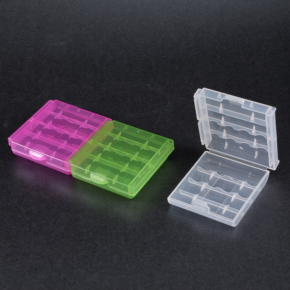3pcs Portable Battery Storage Case Protective Compartment for AAA/AA Batteries