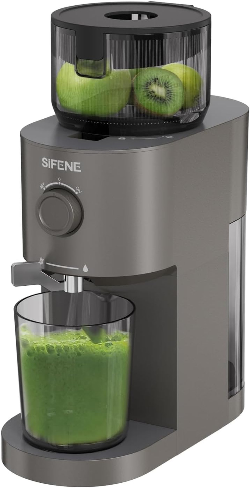 Cold Press Juicer,  Slow Masticating Machines with 5.2" Extra Large Feed Chute F