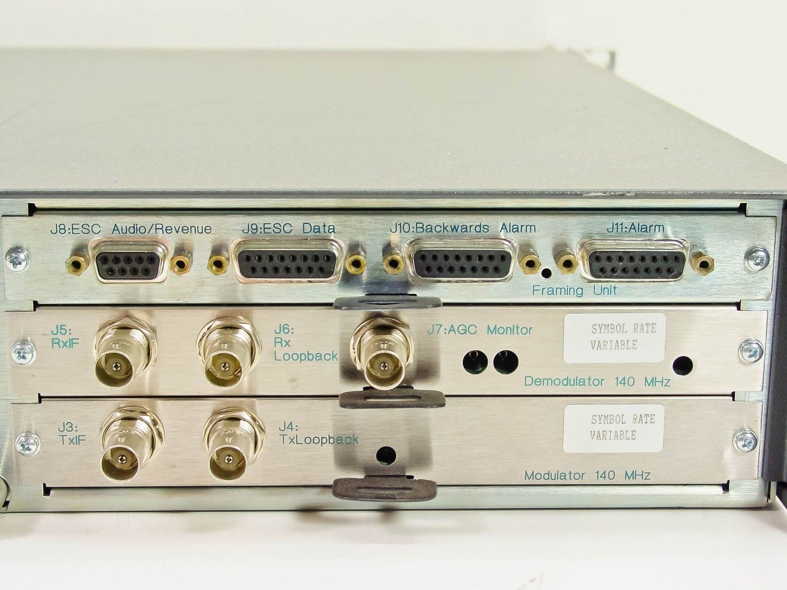 ComStream CM701 PSK Digital Modem DS-1 Balanced Framing Unit 140MHz Modulator