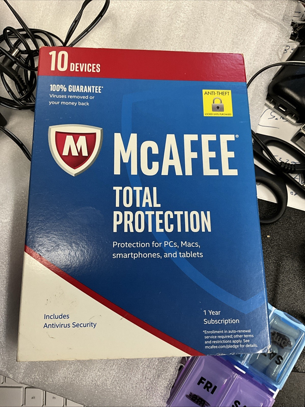 McAFEE Antivirus Total Protection 2017 (10 Devices) UnSealed / Unactivated New