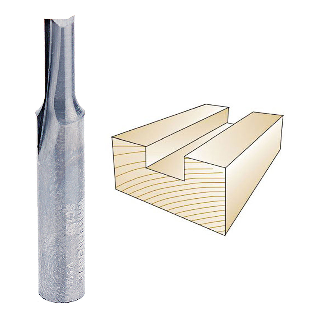 Whiteside SC156 Carbide Straight 1/4"SH, 5/32"CD, 3/8"CL