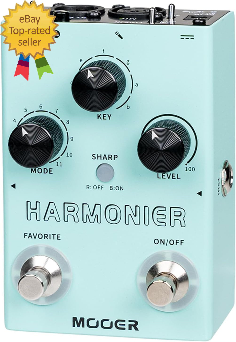 Harmonier Vocal Effects Processor Guitar Voice Pedal Vocal Stompbox Microphone A