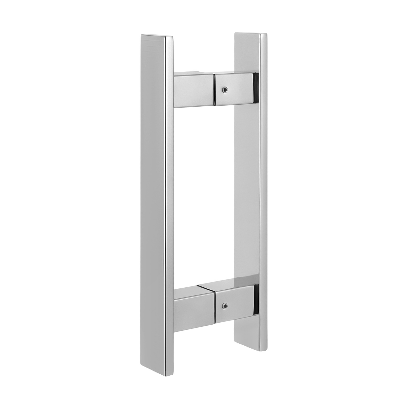 Silver Stainless Steel Pull Handles H-shaped Door Pull Handle For Glass Door