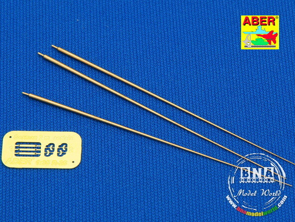 Aber 1/35 German 2m Aerials (3pcs)