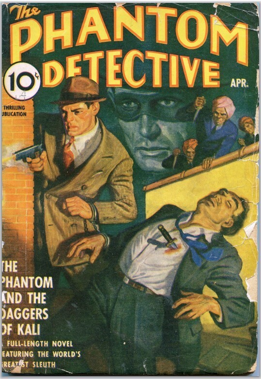 PHANTOM DETECTIVE MAGAZINE 16 Classic Issue Collection On USB Flash Drive
