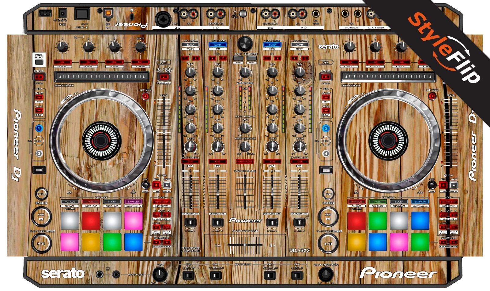Pioneer DDJ-SX2 Skin | Wood #4 | Protective Decal | StyleFlip Skins