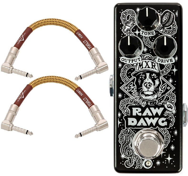 MXR Raw Dawg Overdrive EG74 Eric Gales Signature (2 Free Fender Patch Cables)