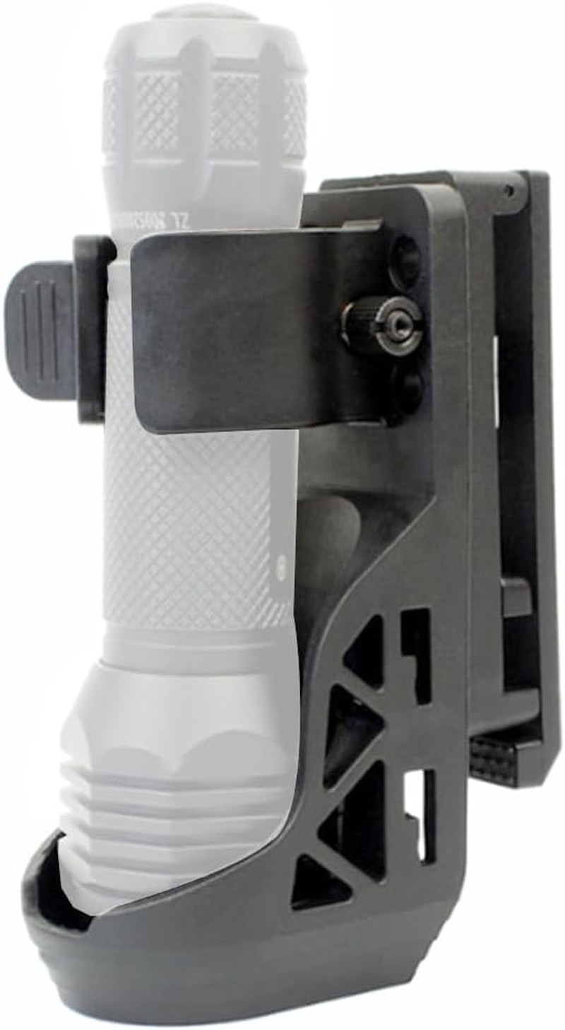 Tactical Flashlight Holster,Flashlight Holster for Belt, Flashlight Holder With