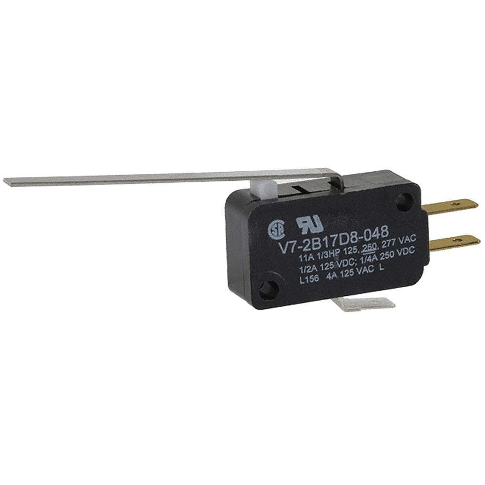 HONEYWELL V7-2B17D8-048 MiniatureSnapActionSwitch,Lever,1NO/1NC 24A278