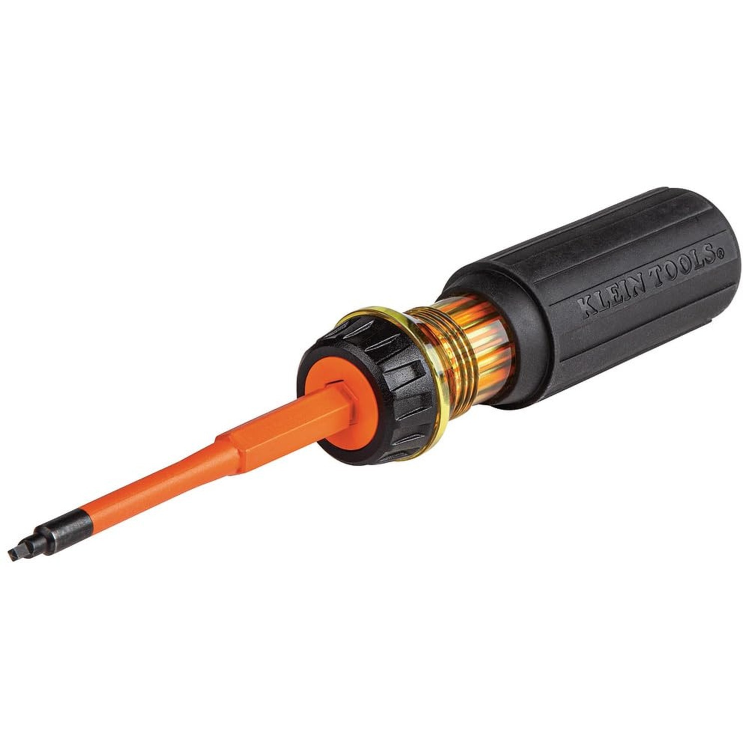 Klein Tools 32287 Insulated Screwdriver, 2-in-1 Screwdriver Set with Flip Bla...