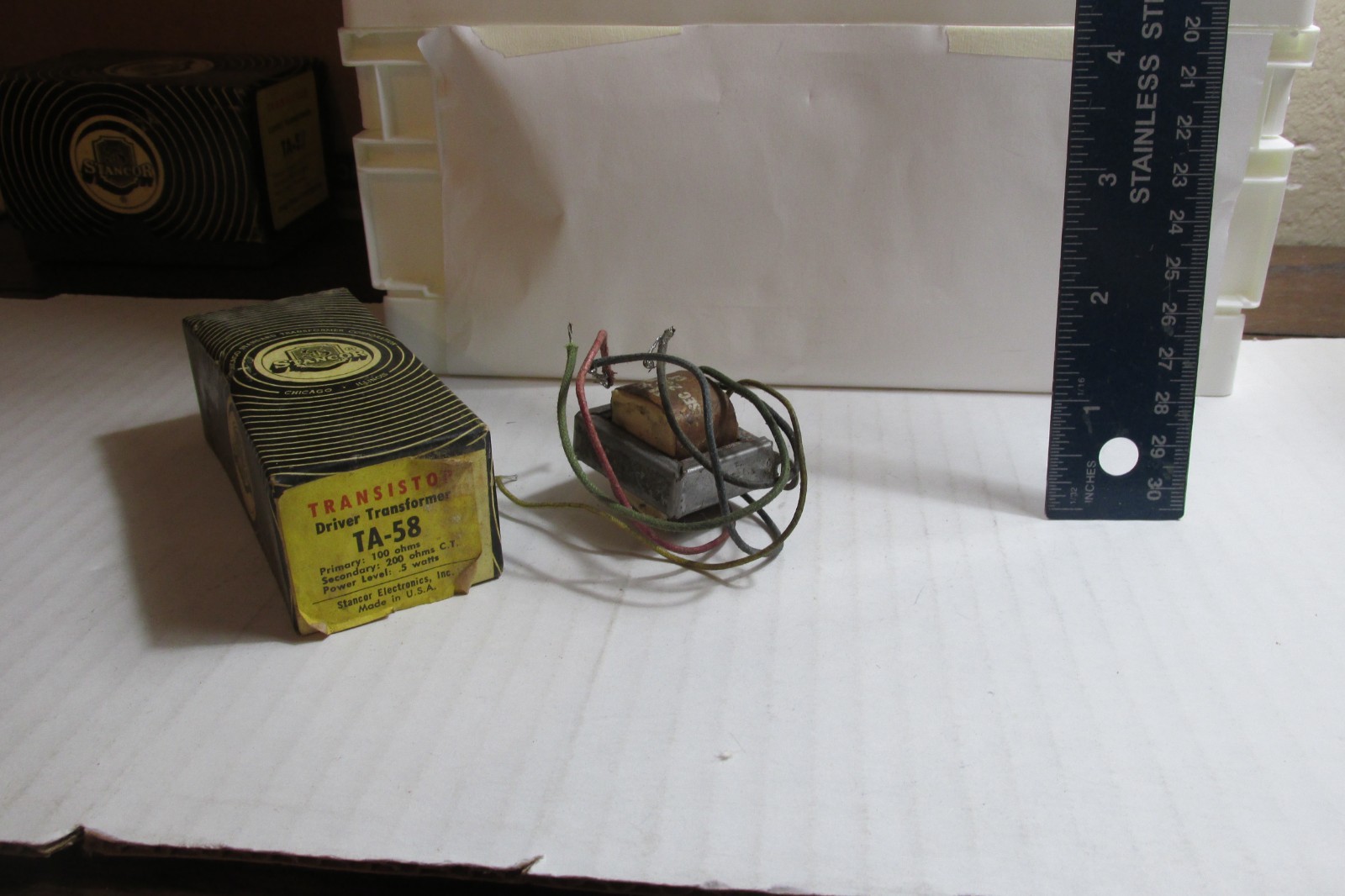 STANCOR Ta-58 driver TRANSISTOR TRANSFORMER New Old Stock In Box