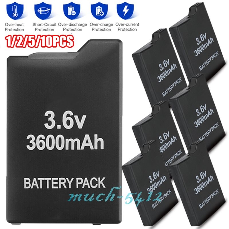 New 3600mAh Battery For PSP 2000 3000 2001 3001 Rechargeable / Wall Charger