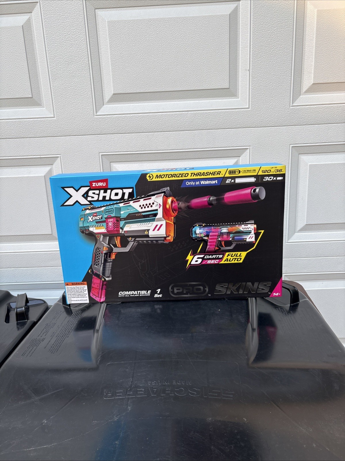 New ZURU X-Shot Pro Skins Motorized Thrasher Full Auto Dart Blaster