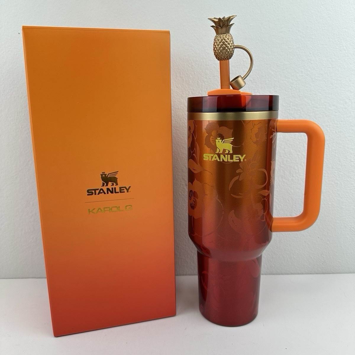 Stanley 1913 Karol G Flor 40oz Quencher H2.O Tumbler Tropicoqueta Factory Sealed