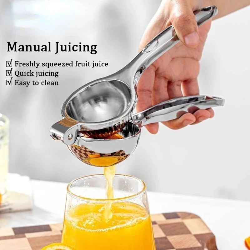 Stainless Steel Manual Juicer Lemon Squeezer Hand Press Orange Fruit