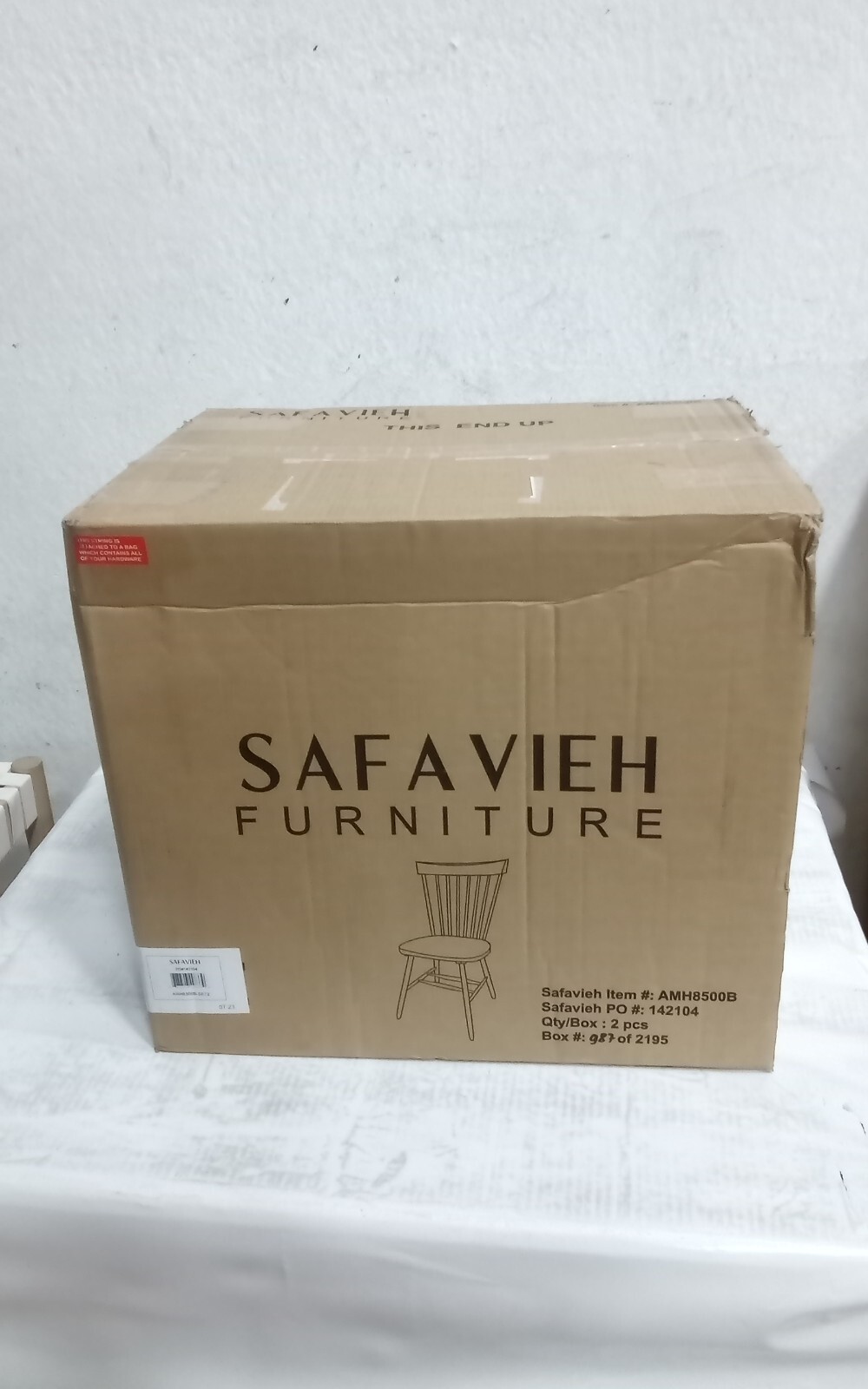 Safavieh PARKER SPINDEL SIDE CHAIR, Reduced Price 2172726220 AMH8500B