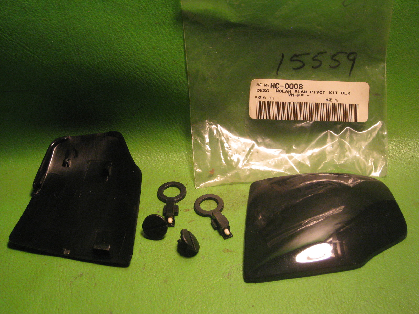 NOLAN ELAN SHIELD PIVOT KIT BLACK NOLAN ELAN # NH-0008