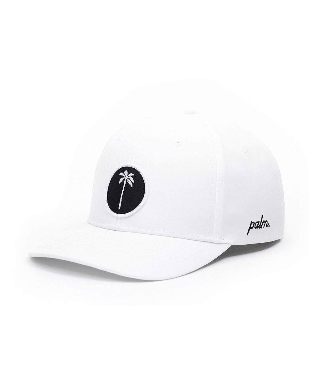 Palm Golf Local Performance Snapback Cap Hat White Black Accents Adjustable
