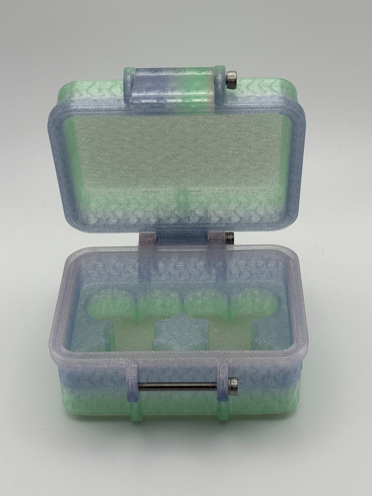 Peptide Vial Storage Container Carrying Case Organizer 10x 3ml Vial with 4caps