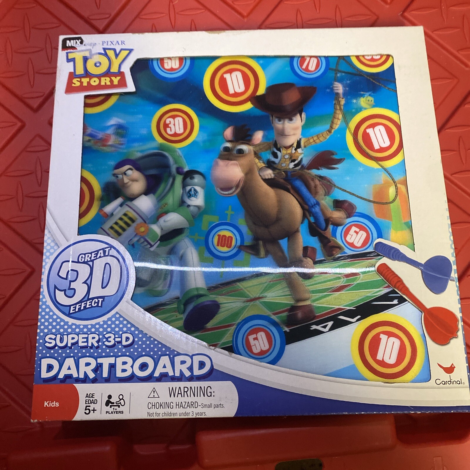 Disney-Pixar TOY STORY Super 3-D Dartboard Child Safe Magnetic 2012 New