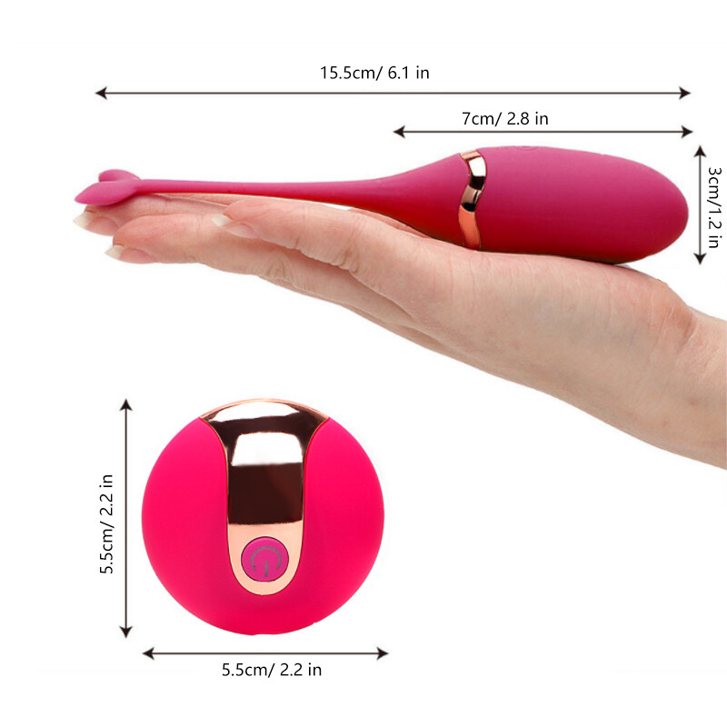 Remote-Control-Wearable Exercise Weight Vibrating Bullet Egg Vibrator for Women