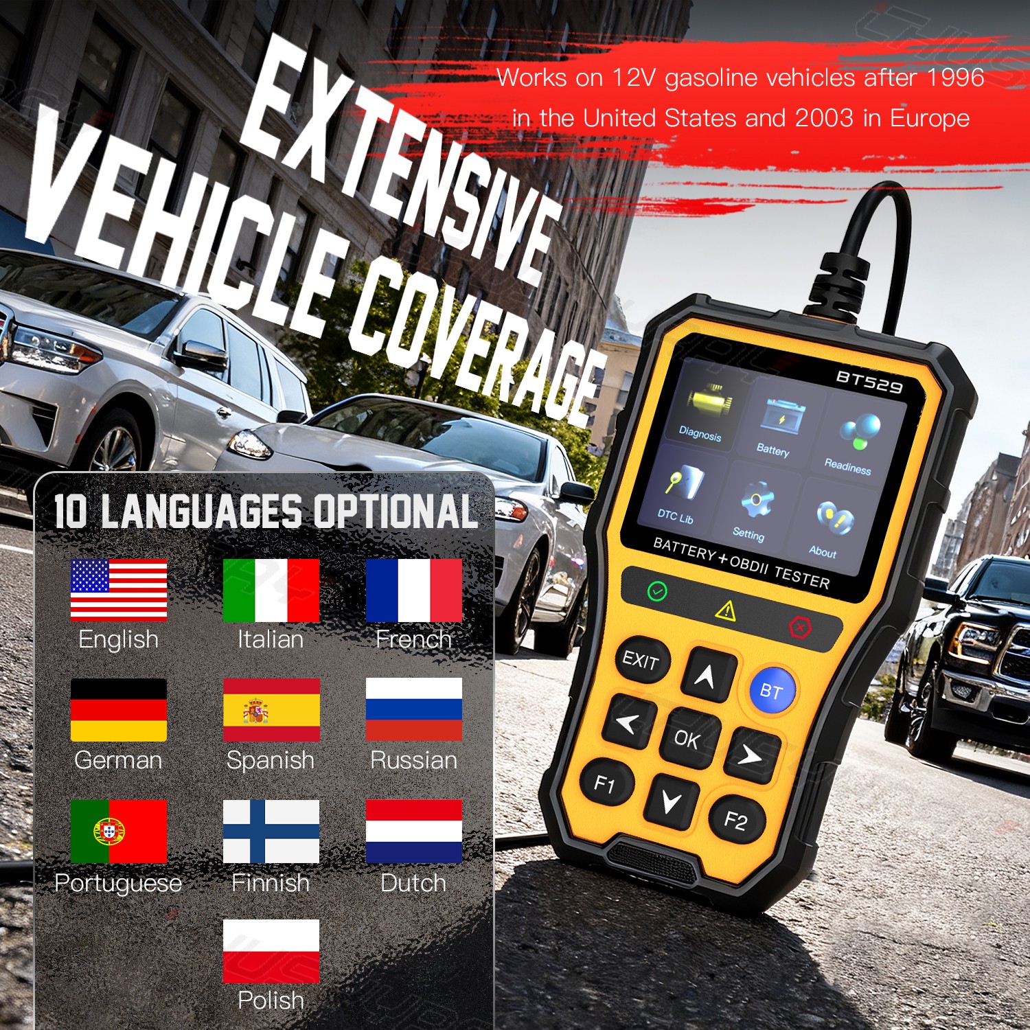 1PCS OBDII Scanner Car Code Reader Diagnostic Scan Tool FIT Jeep Patriot