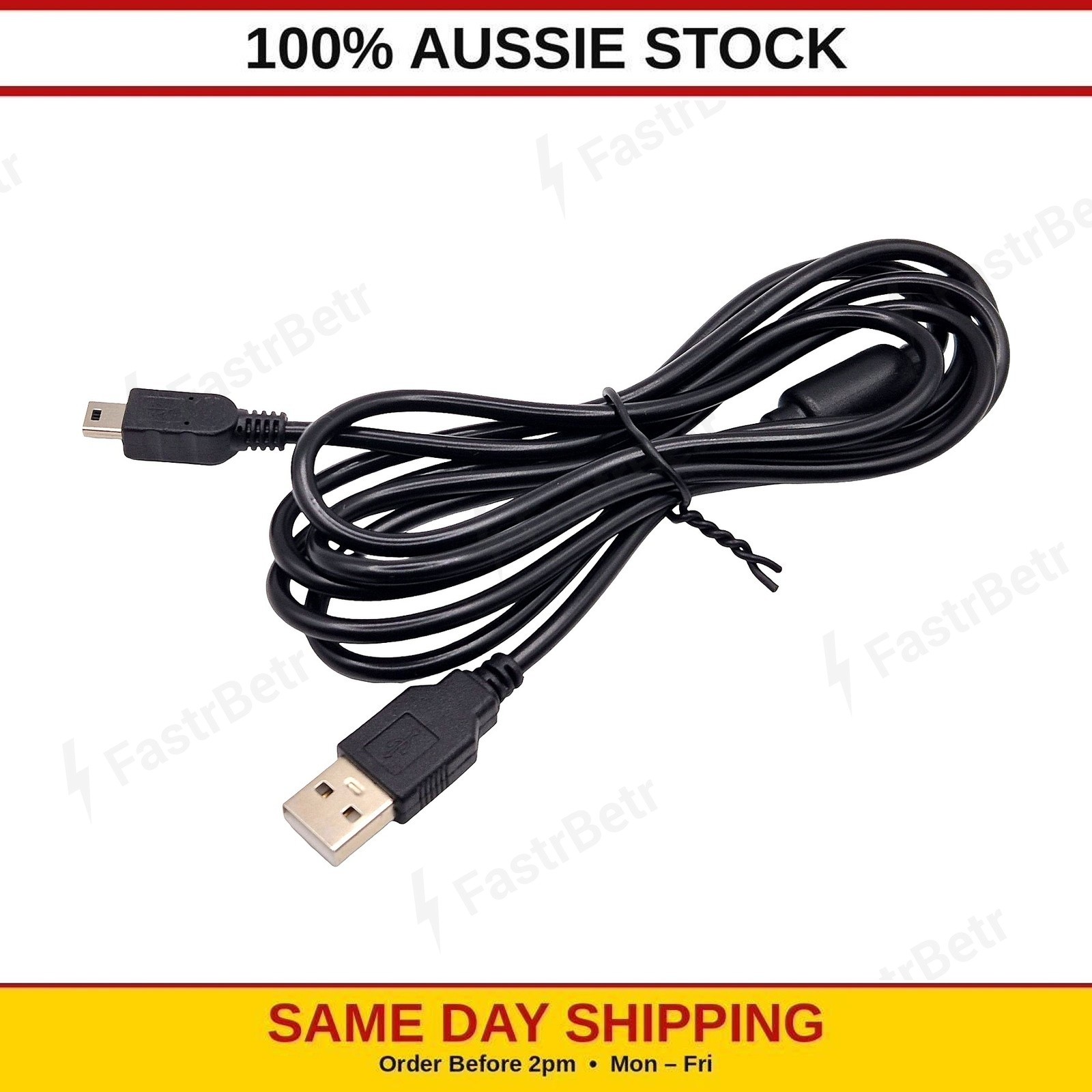 PS3 Controller USB Charger Cable 180cm | DualShock 3 Charging Lead | Brand New