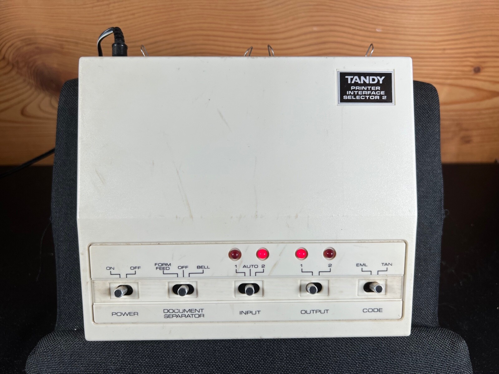 Vintage Radio Shack Tandy Printer Interface Selector 2 Parallel #26-2820