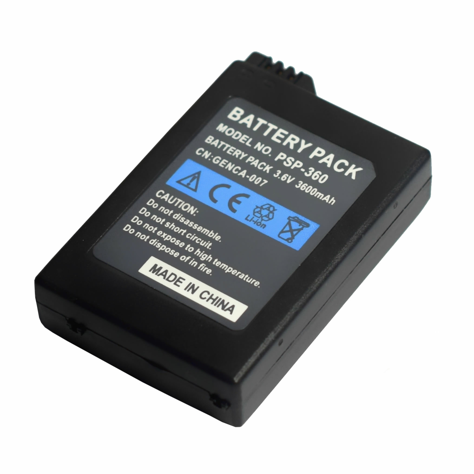 3600mAh Rechargeable Replacement Battery For Sony PSP PSP-1000 1000 1001 Series