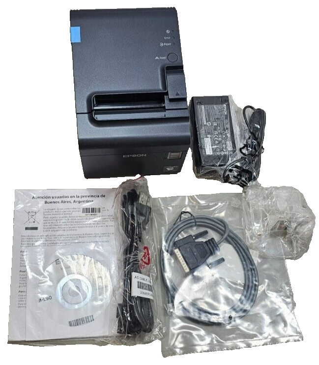 Epson TM-L90 Thermal POS Printer M313A For Parts / Repair - Bad feed roller
