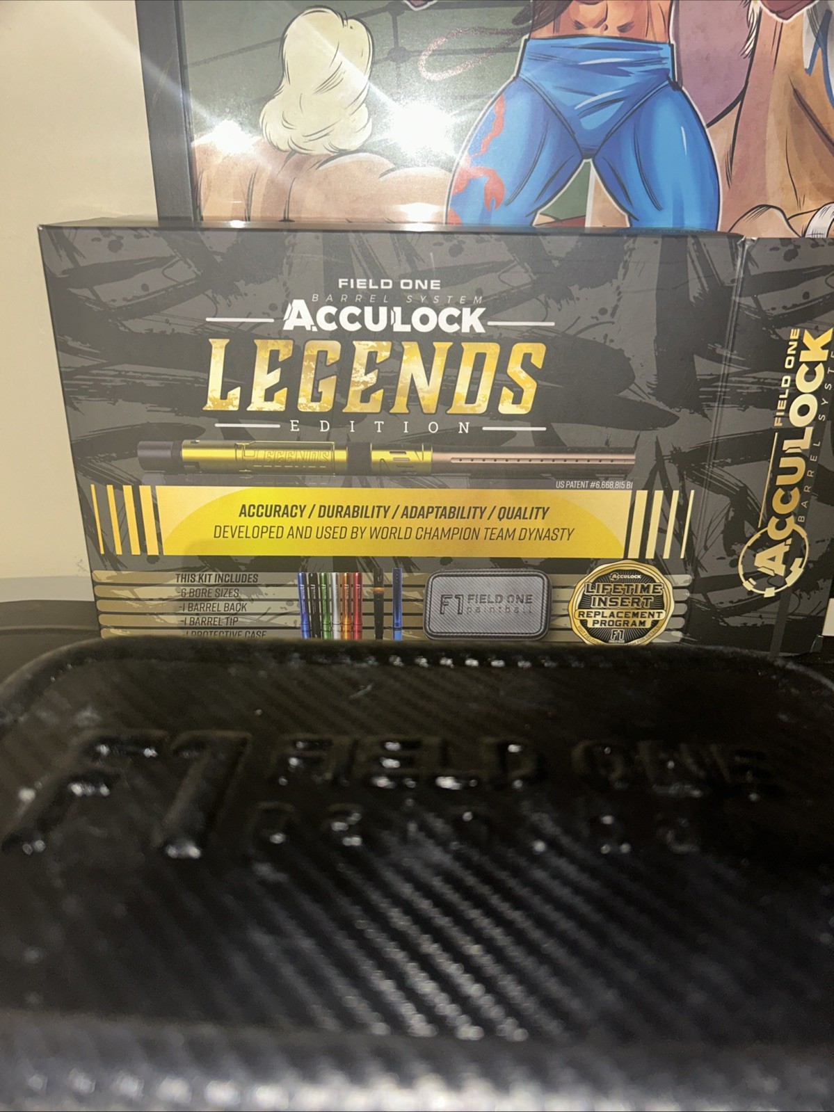 Field One Acculock Legends Paintball Barrel Kit - Freak xL Dye Luxe Eclipse