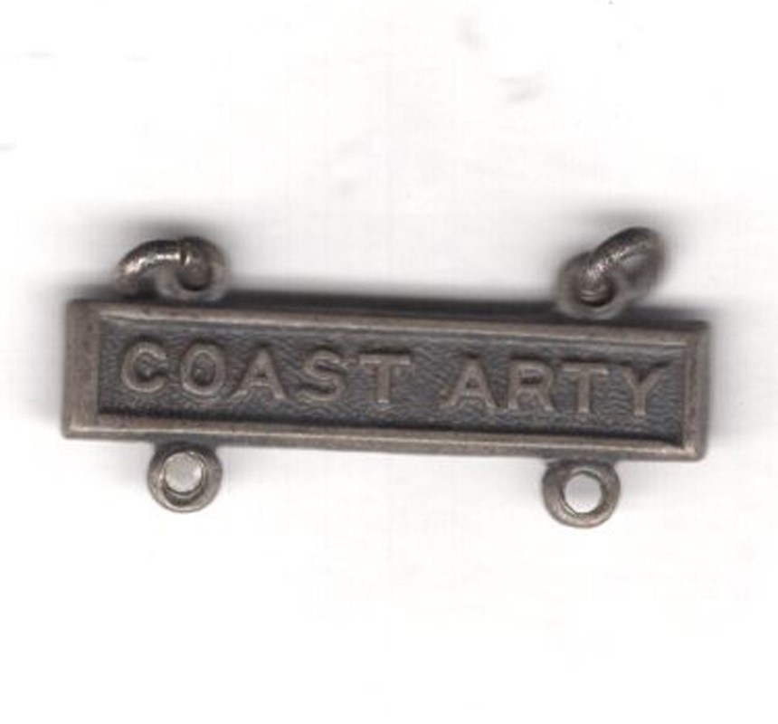 U.S. Army: COAST ARTY bar for Marksmanship Badge - nhm