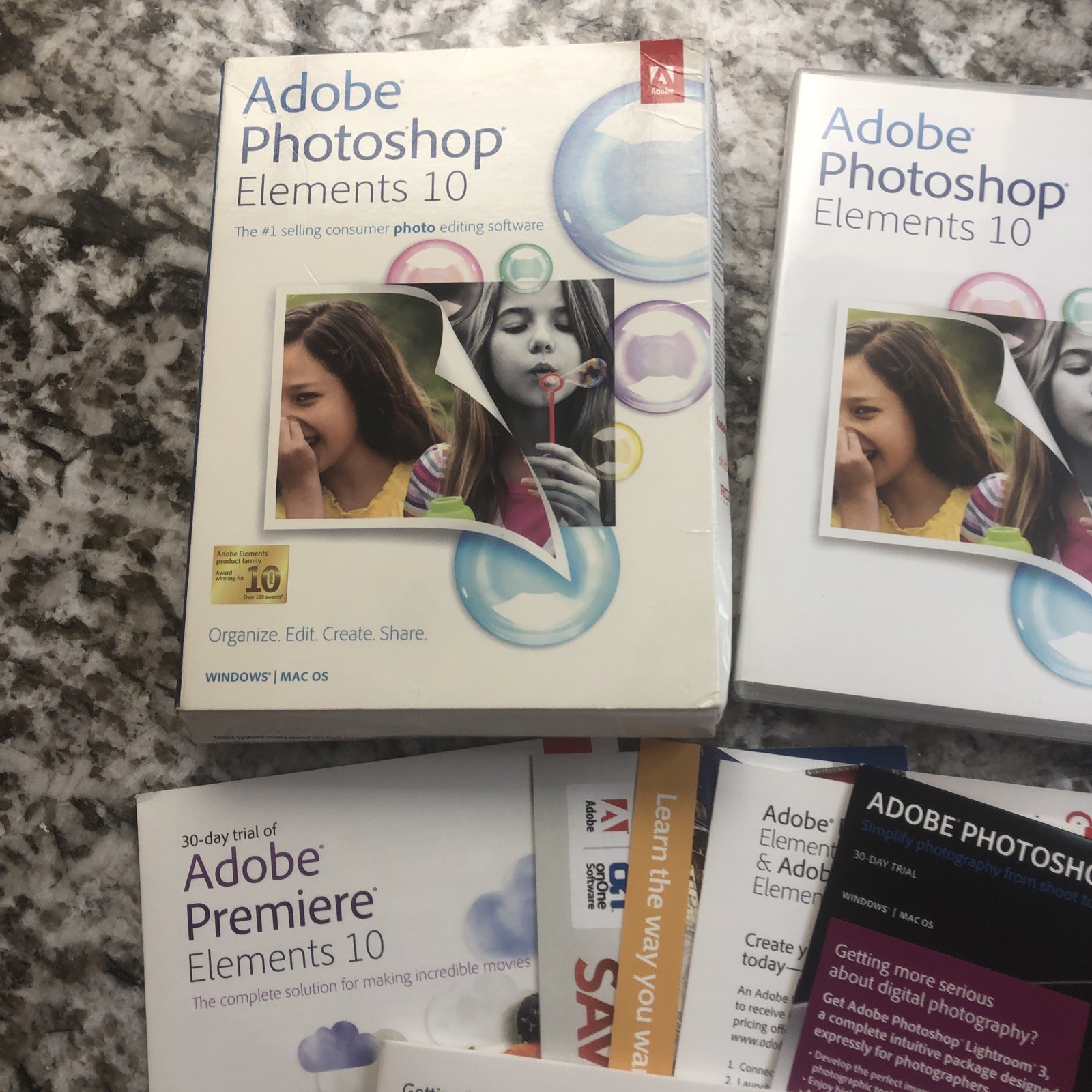 Photoshop Elements 10 Windows Mac PC Photo Editing Software Disc + Serial