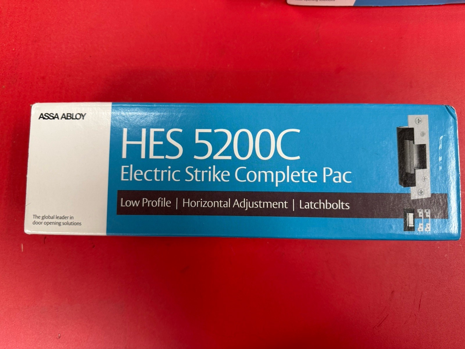 ASSA ABLOY HES 5200C-12D/24D-LBM Electric Strike w/Faceplate New In Box