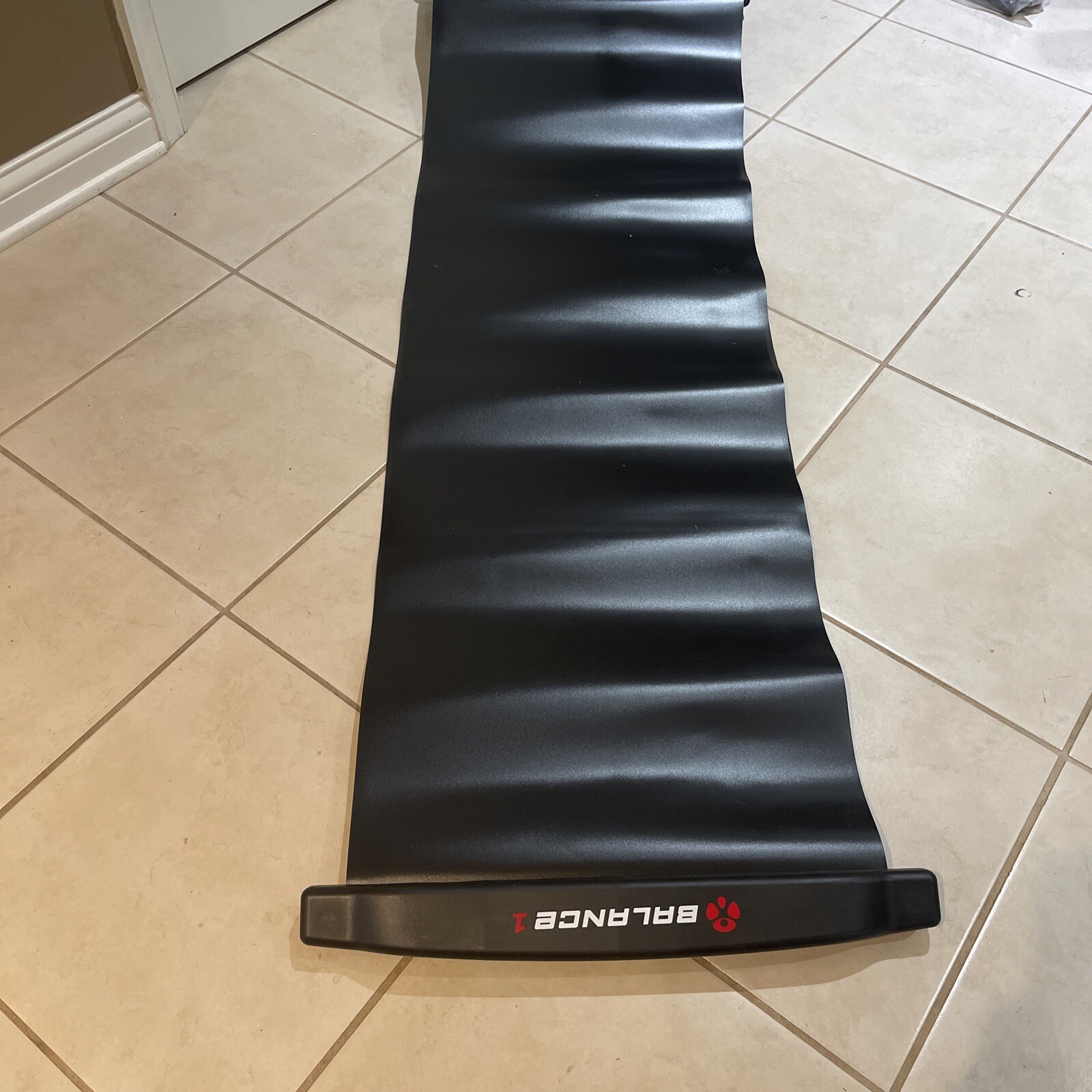 BALANCE 1 SLIDING BOARD LATERAL TRAINER SLIDE LYCRA CARDIO REHAB 70” 6’ NO BOOTS