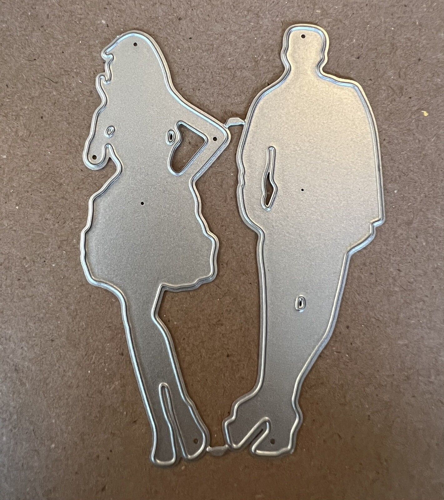 Man Woman Set Of 2 Cutting Dies Scrapbook Card Journals #3051 - Tonya