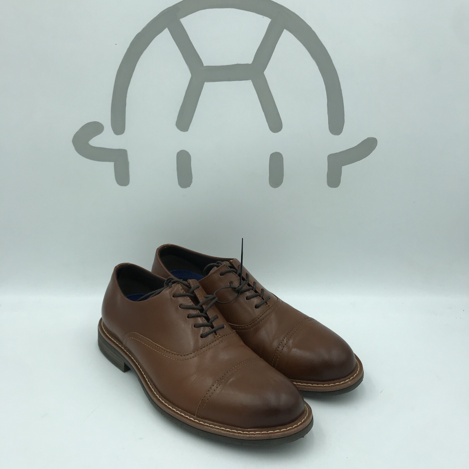 Kenneth Cole Men's Klay Flex Lace Up Leather Dress Shoe Casual